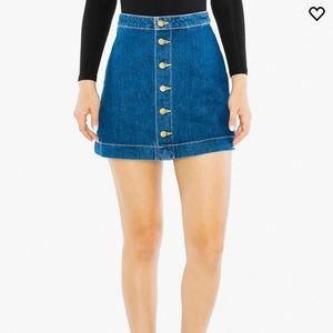 American Apparel Denim skirt